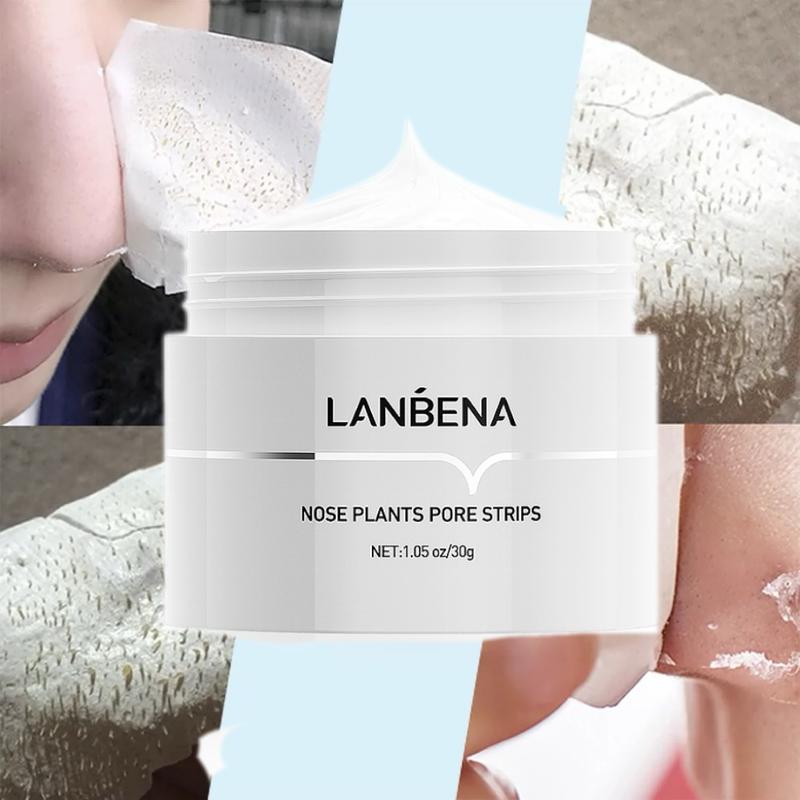 LANBENA Top Choice 60-Count Blackhead Eradicator Mask Kit, Pore Refining Strips for Complete Facial Cleansing nose patch nose  strips