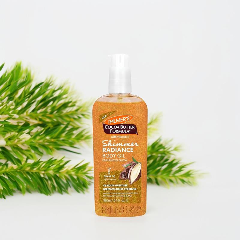 Palmer's Cocoa Butter Formula Shimmer Body Oil with Vitamin E, 5.1 Fl Oz, Radiance Body Oil care