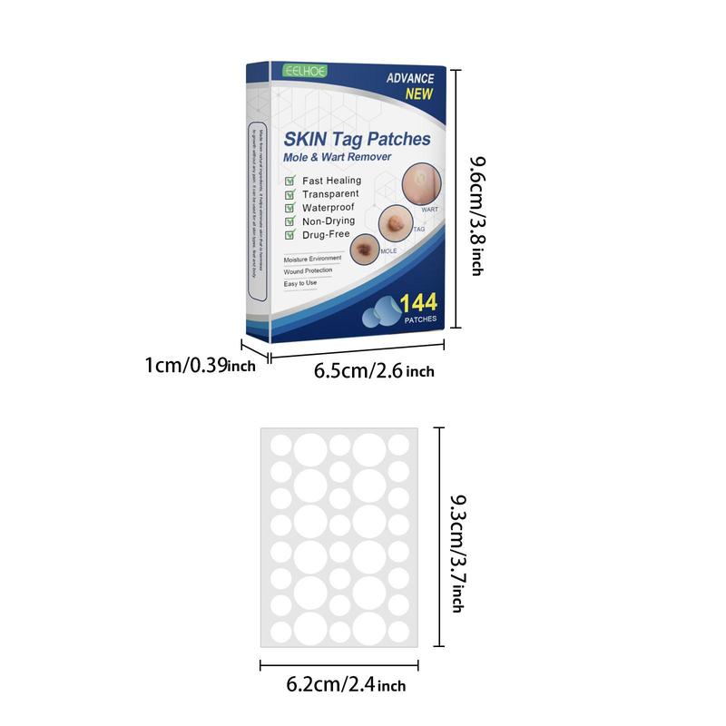 Skin Tag Remover Patches, 2 Boxes Acne Patches, Hydrocolloid Acne Patches, Skin Care Products for Women & Men, Acne Treatments, Christmas Gift