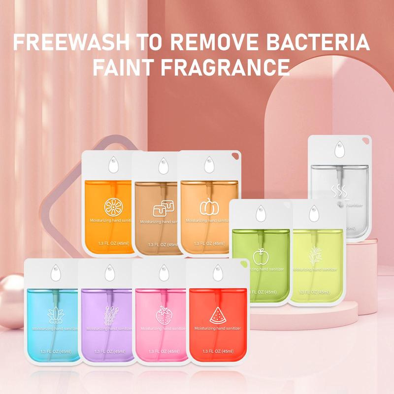 Portable Hand Sanitizer Spray, 10pcs box Mini Hand Sanitizer for Home Office Outgoing, Travel Size Hand Sanitizer Mists for Women & Men