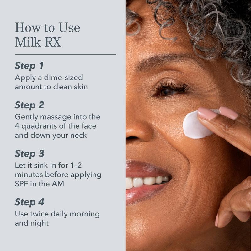 NEW! Milk RX Advanced Better Aging Cream; Doctor Formulated, Dermatologist Approved