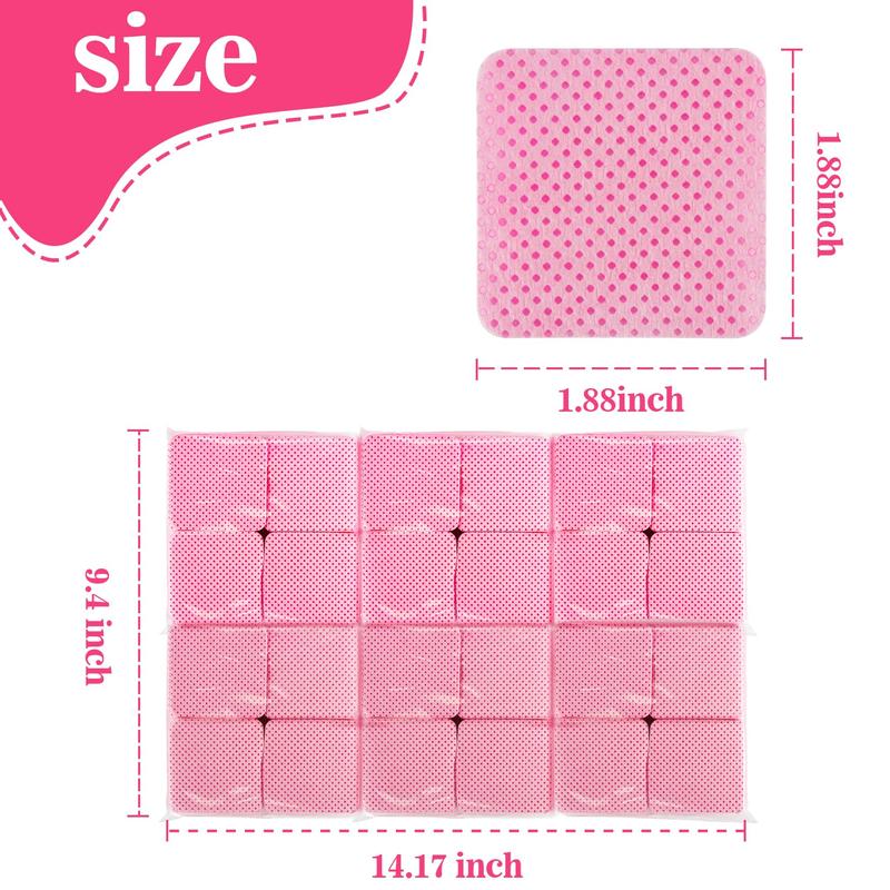 1200 Lint Free Nail Wipes -  Acetone Nail Polish Remover Wipes Lint Free Nail Wipes Pads Gel Nails No Lint Nail Glue Wipes Eyelash Extensions Toallitas Para Uñas Sin Pelusa Nail Supplies