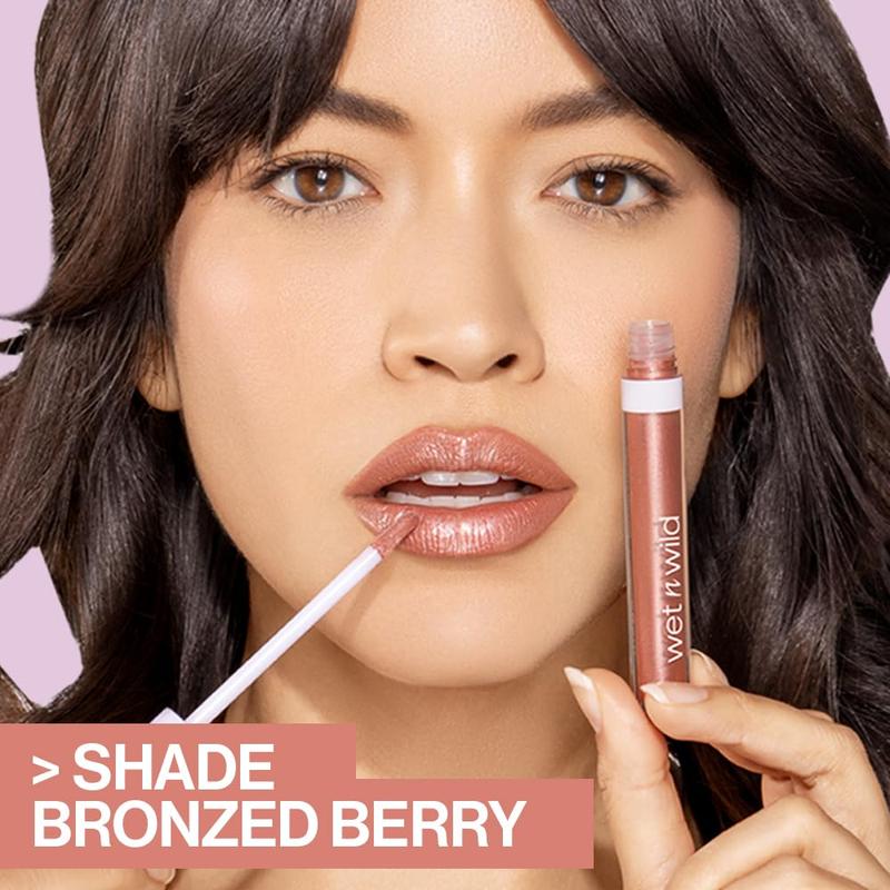 Wet N Wild Megaslicks Lip Gloss, Ultra-Glossy, Vitamin-E Enriched, Ultra-Gloss High Shine Moisturizing, Cruelty-Free & Vegan - My Cherry Amour Markwins Beauty Brands