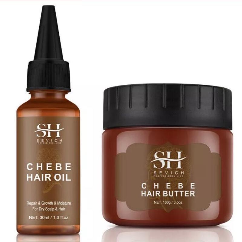 African CHEBE POWDER OIL + Chebe Butter Natural Traditional Ingredients African Chebe Butter  for hair growth