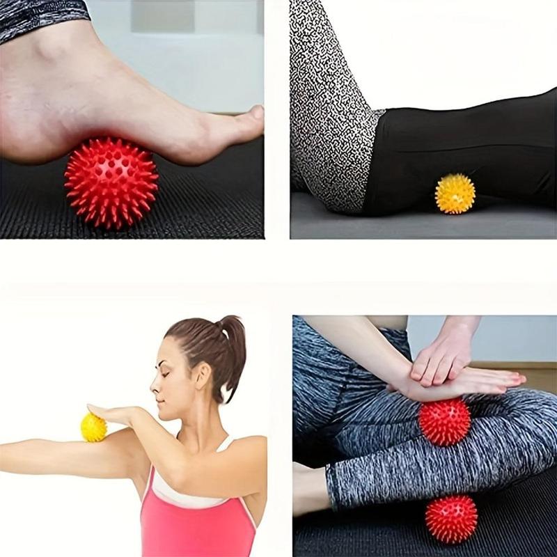 Muscle Relaxation Massage Ball, 3 Counts  set Hand & Foot Massage Ball, Sensory Training Ball, Yoga Ball for Muscle Relaxation & Muscle Stretching