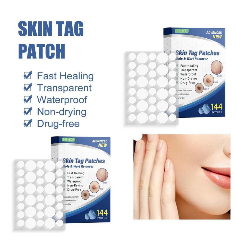 Skin Tag Remover Patches, 2 Boxes Acne Patches, Hydrocolloid Acne Patches, Skin Care Products for Women & Men, Acne Treatments, Christmas Gift