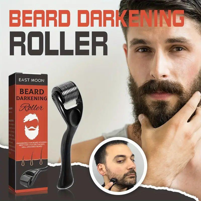 Facial Roller Beard Brush, Derma Roller, Skin Care Products, Skincare Tools, Beard & Hair Care Micro-needle Roller, Men Face Roller, Body Skincare Tool for Men & Women