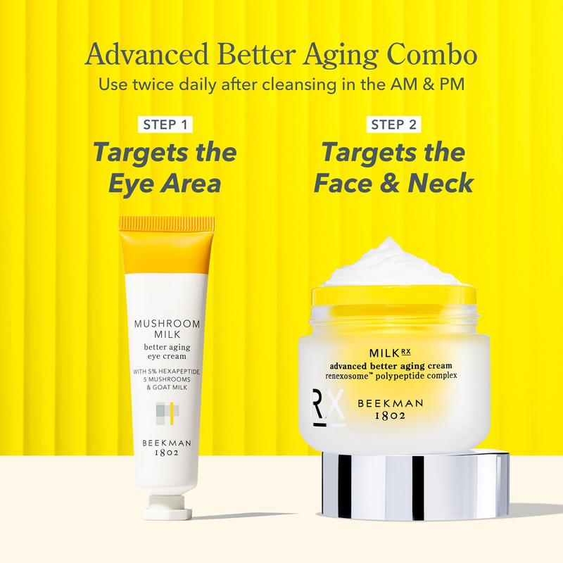 NEW! Milk RX Advanced Better Aging Cream; Doctor Formulated, Dermatologist Approved