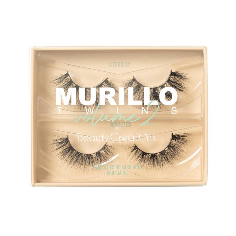 Beauty Creations Murillo Twins Vol. 2 Faux Mink Lash Duo - Fire & Desire Lashes Eyelashes Extensions