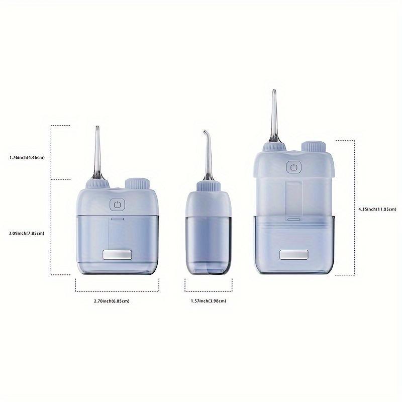 Portable Rechargeable Oral Irrigator, 1 Box Water Flosser & Replacement Heads, Water Flosser for Women & Men Home & Travel Use