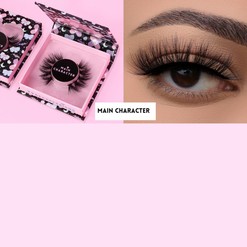 Anime Manga Manhua Lashes With Transparent Lash Band