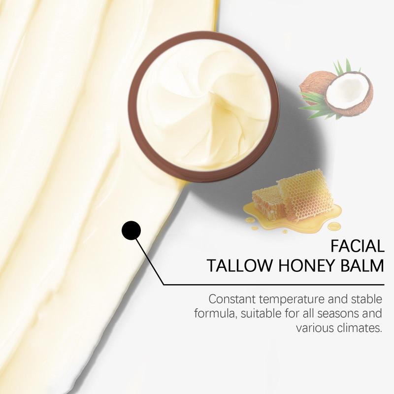 Facial Honey Balm, 2 Counts set Moisturizing Body Cream, Easy to Apply, Hydrating Body Care Product for Women & Men Daily Use