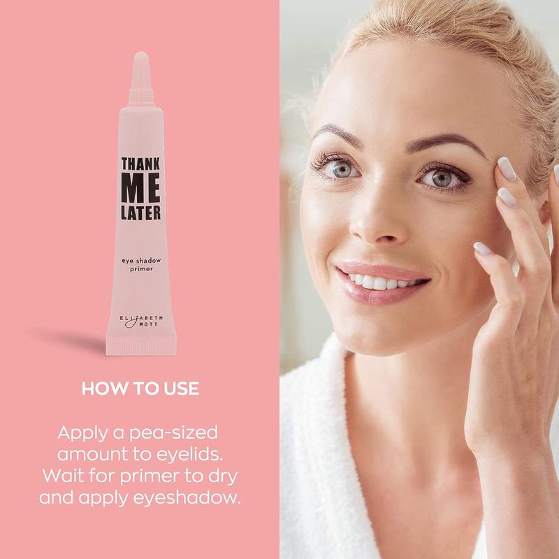 Thank Me Later Eye and Face Matte Primer for Long-Lasting Power Grip Makeup, Shine & Oil Control, Pore Minimizer, Hides Wrinkles & Fine Lines, Prevent Creasing for All-Day Eye Makeup Wear