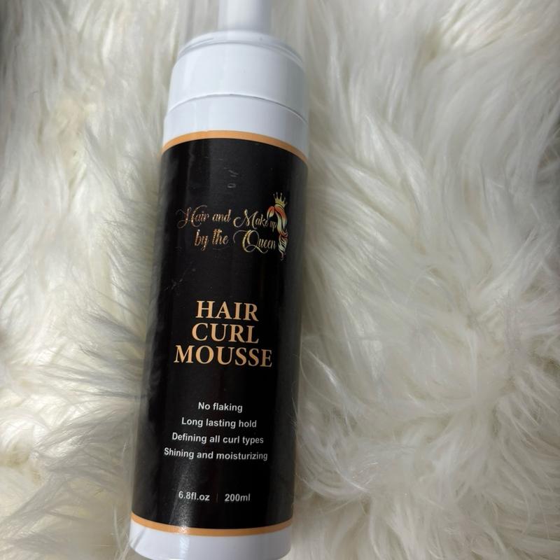 Foaming Curl Mousse , Creates Soft Wraps, Hair Mousse for Curly Hair, Defines Curls, Anti Frizz curling cream