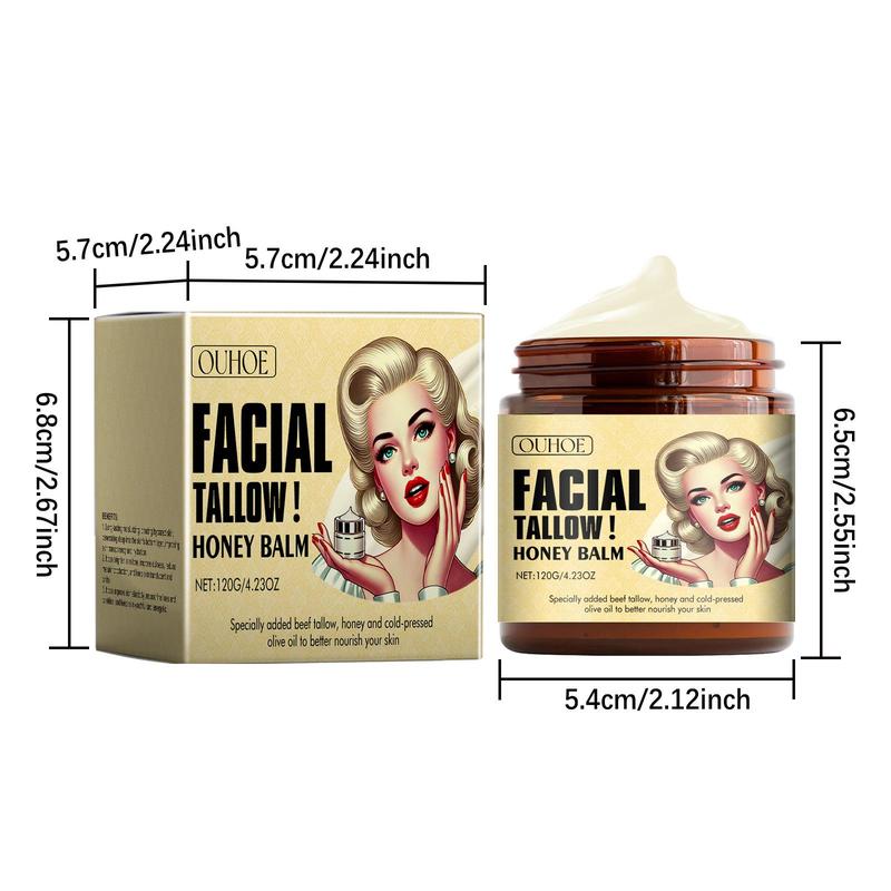 Facial Honey Balm, 2 Counts set Moisturizing Body Cream, Easy to Apply, Hydrating Body Care Product for Women & Men Daily Use