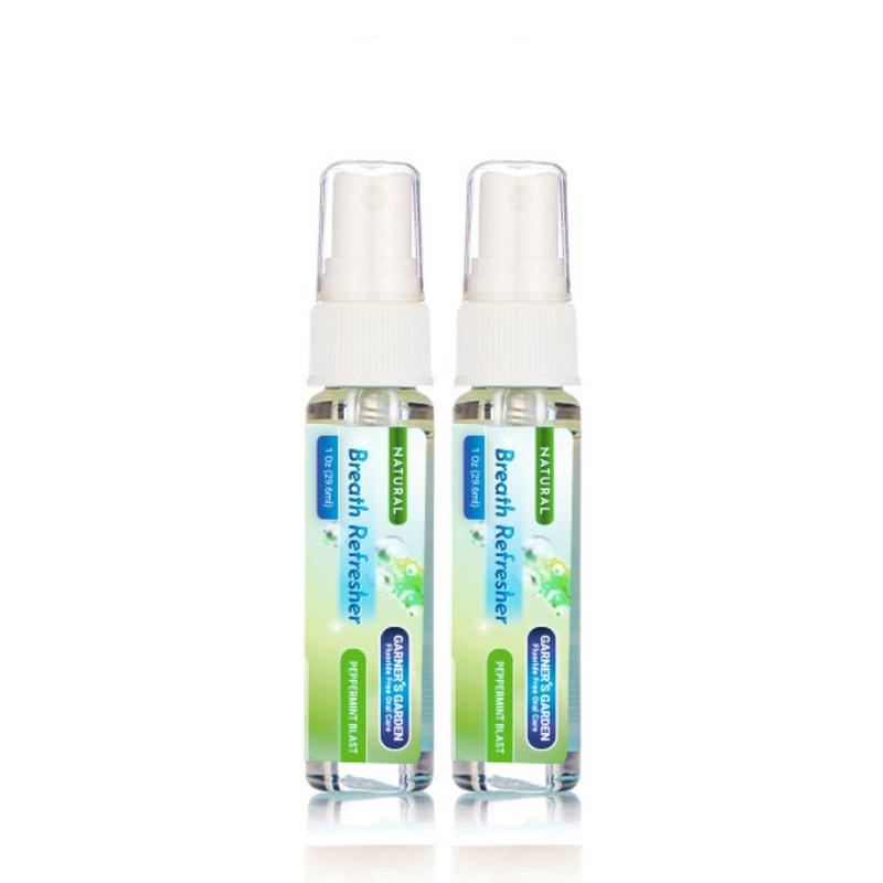 2-Pack Natural Breath Freshener Spray, 1 oz Oral Breath Spray for Fresh and Clean Teeth