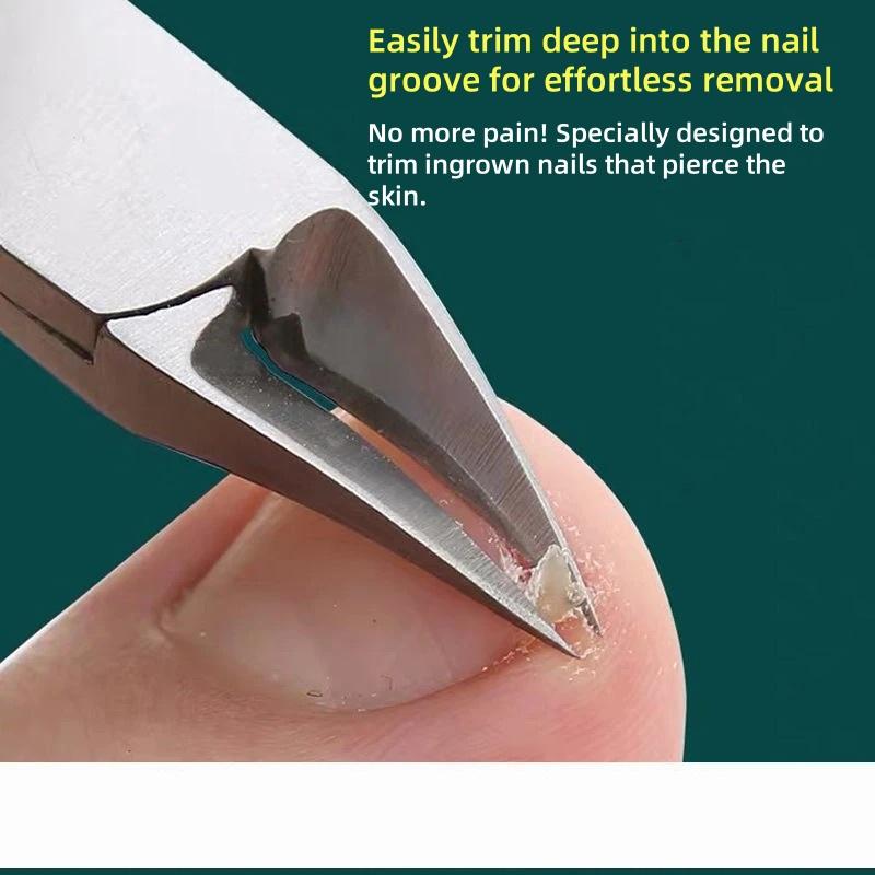 Introducing the Eagle Beak Nail Clipper! Specifically designed for those suffering from ingrown nails and thick, painful nails due to paronychia.