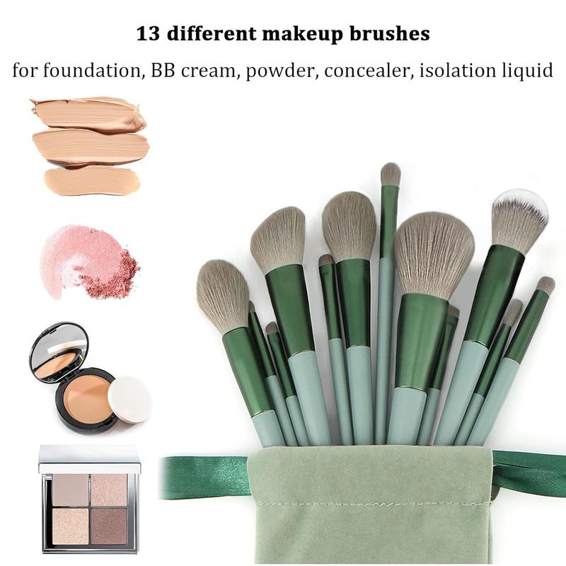 Makeup Brushes 22 count Makeup Kit,Foundation Brush Eyeshadow Brush Make up Brushes Set (Green, 22 count Set)