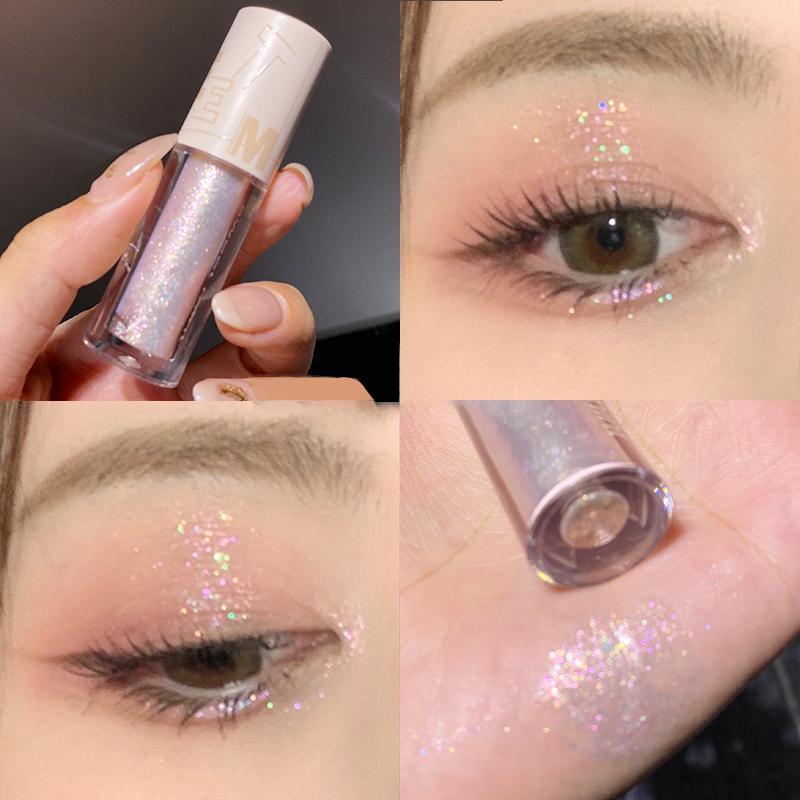 Glitter Eyeshadow, Summer Liquid Eye Shadow, Sparkling Waterproof Eyeshadow, Eye Makeup Products, Makeup Cosmetic Gift for Women and Girls, Music Festival Makeup Supplies, Trending Products