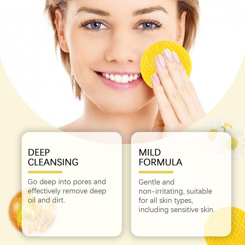 Kojic Acid Turmeric Cleansing Pads|Deep cleansing and Improve skin tone|Mild formula easy to carry, keeping skin fresh anytime