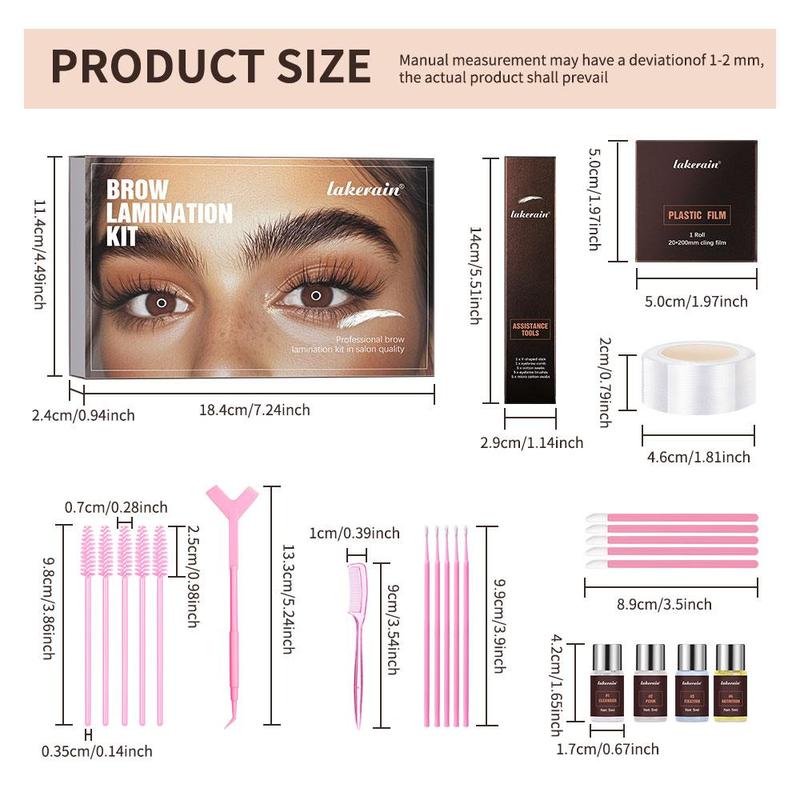 Eyebrow Lamination Kit, 22pcs set Eyebrow Perming & Tinting Kit, Professional Eyebrow Shaping Kit, Eye Brow Makeup Tool for Women, Christmas Gift