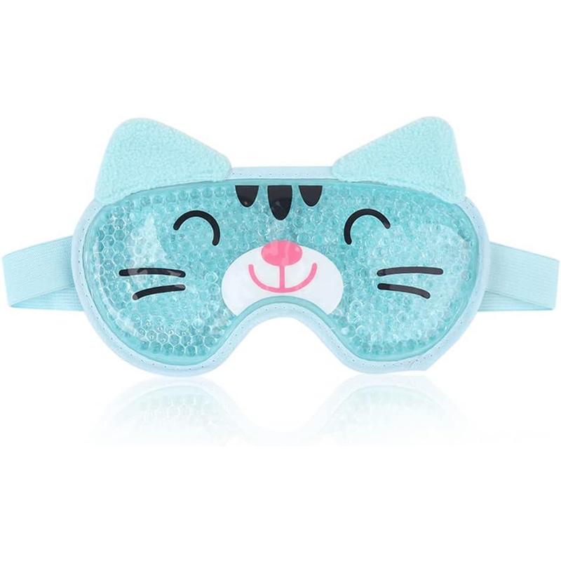 Ice Pack Eye Mask Cold Compress Reusable Hot Cold  Gel Eye Mask with Soft Plush Backing