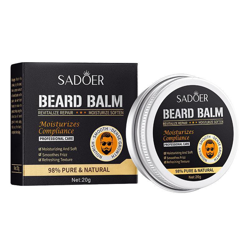 20g Beard Care Cream, 3 Counts set Nourishing Beard Balm for Daily Use, Hair Care Product for Men Gift