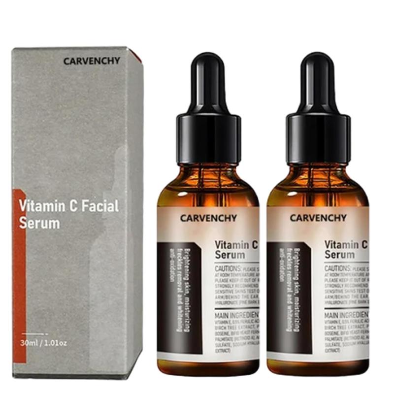 CARVENCHY -2 PACK Vitamin C Serum,Live Skincare Radiance-A Comfort Skin Repair