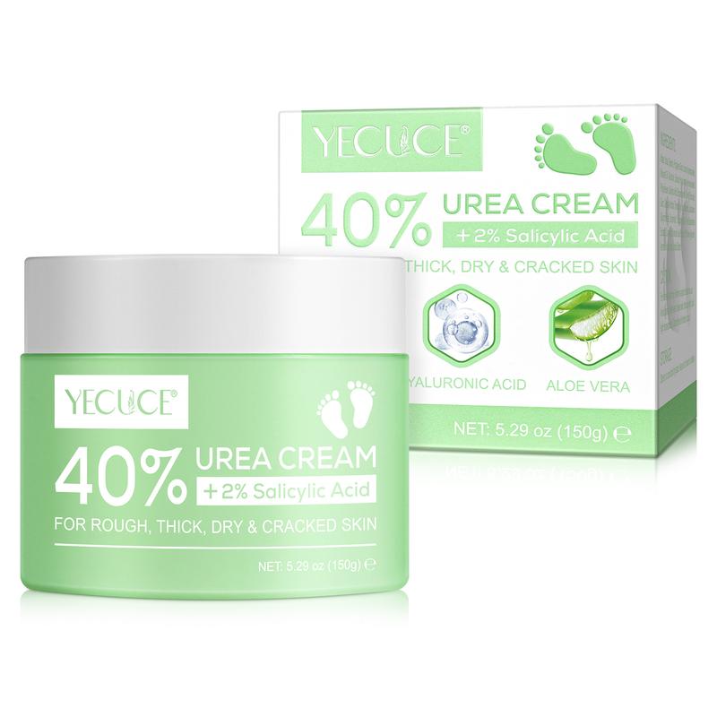 YECUCE 40% Urea Cream +2% Salicylic Acid for Thick, Coarse Skin - Gently Exfoliates Dead Skin and Scales 4.23 oz (120g) Skincare Comfort Skincare Comfort