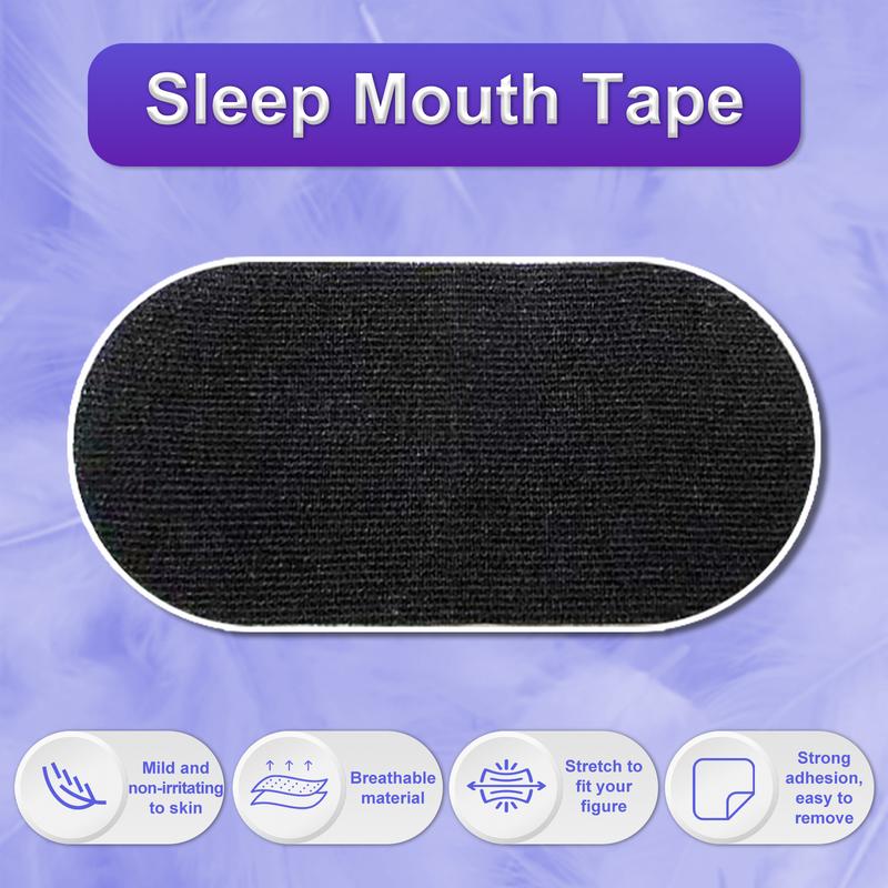 Mouth Tape for Sleeping (30 Pack) - Promotes Restful Sleep & Reduces Snoring, Hypoallergenic Medical Grade Adhesive Comfort Soft Hypoallergenic