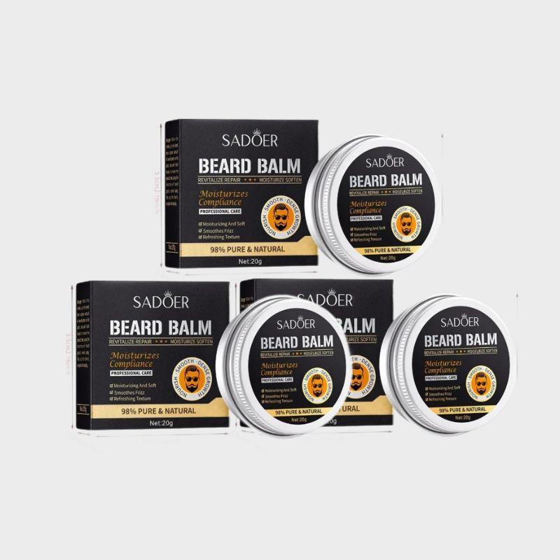 20g Beard Care Cream, 3 Counts set Nourishing Beard Balm for Daily Use, Hair Care Product for Men Gift