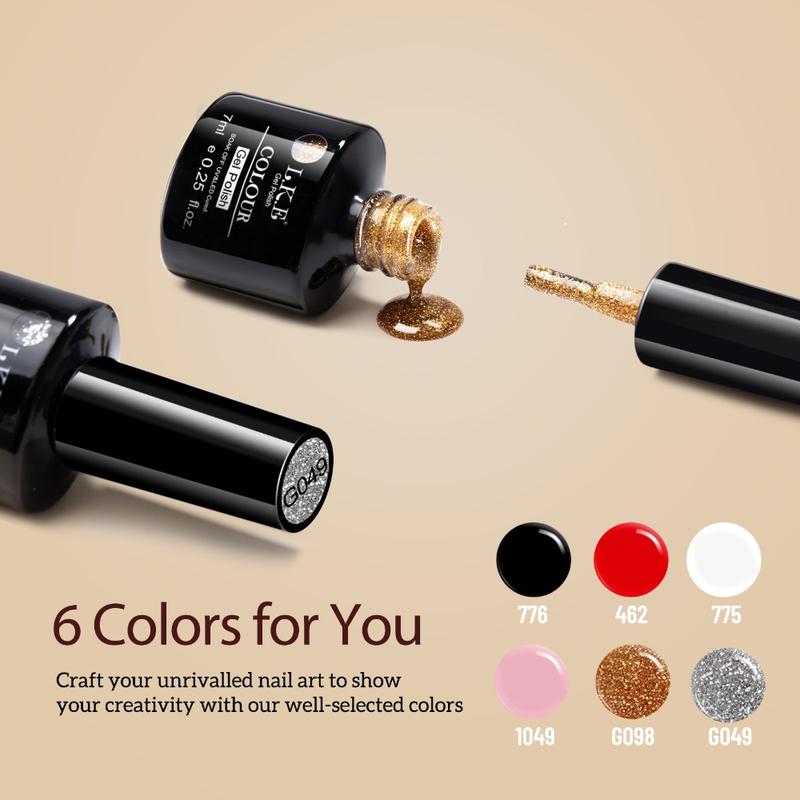 72W high-power UV LED  Nail Lamp and Gel Set - Quick Drying Nail Polish Gel in Various Colors and Styles gel nail