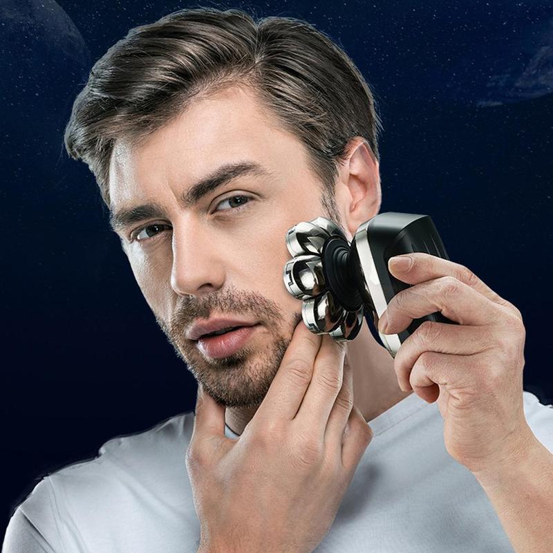 Electric Beard Shaver Grooming Kit for Men, 1 Set Multifunctional Portable Comfort Rechargeable Beard Trimmer Hair Clipper Set with LED Display, Manscaped Shaver, Suitable for Barber Shop and Home Use, Summer Gifts