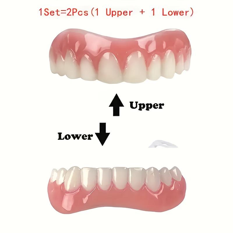 Durable Adjustable Teeth Veneer-Comfortable Fit, Easy to Clean and Anti-Pollution Dentures Accessories, Suitable for Daily Use