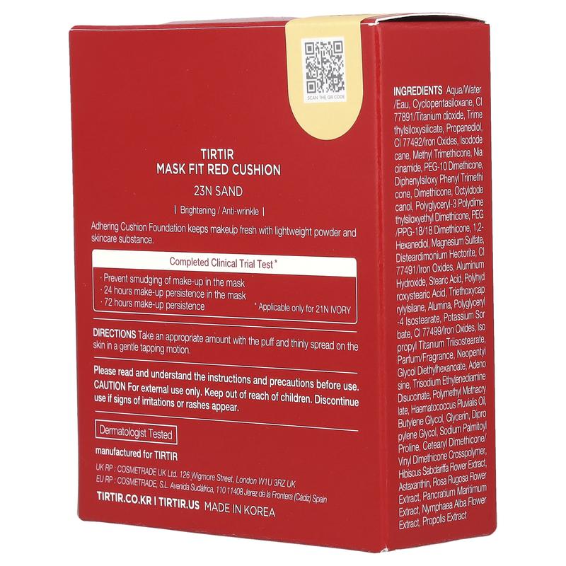 TIRTIR Mask Fit Red Cushion, 23N Sand, 0.63 oz (18 g)