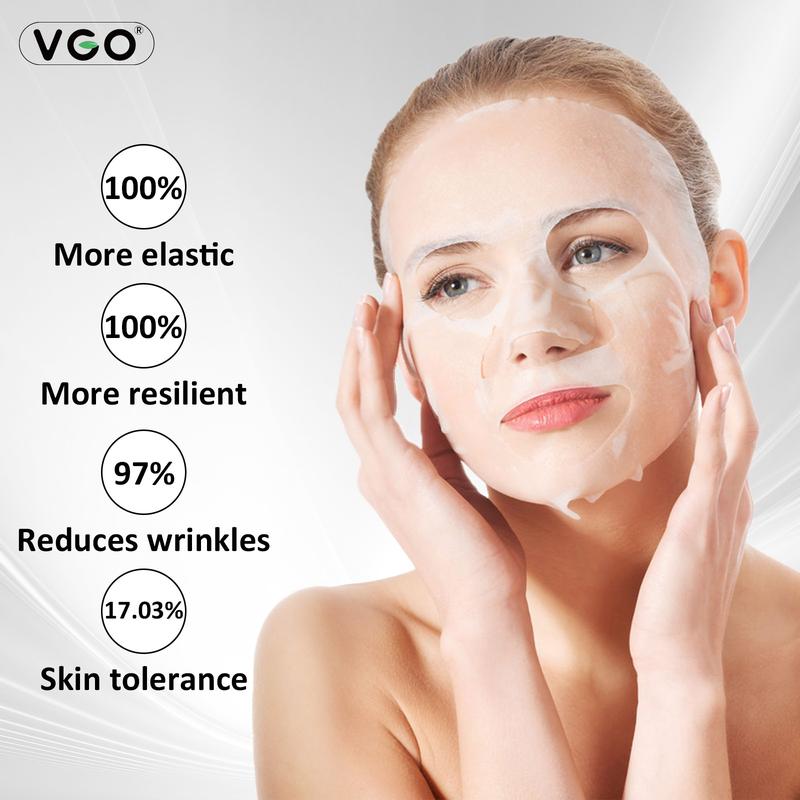 VGO Essence Moisturizing Mask Hydration Repair Collagen Facial Skincare Facial Mask Moisturizer Smooth Collagen Mask Hyaluronic Hyaluronic Acid Sensitive Comfort Hydrating Moisture Skin Repair Nourishing