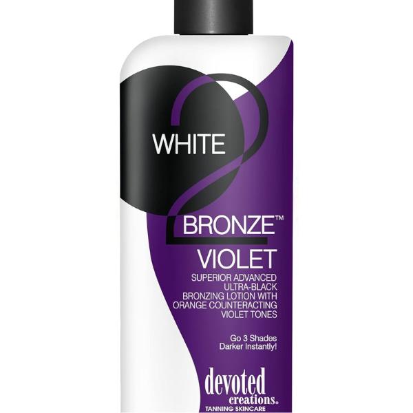 Devoted Creations WHITE 2 BRONZE VIOLET Black Bronzer - 8.5 oz.