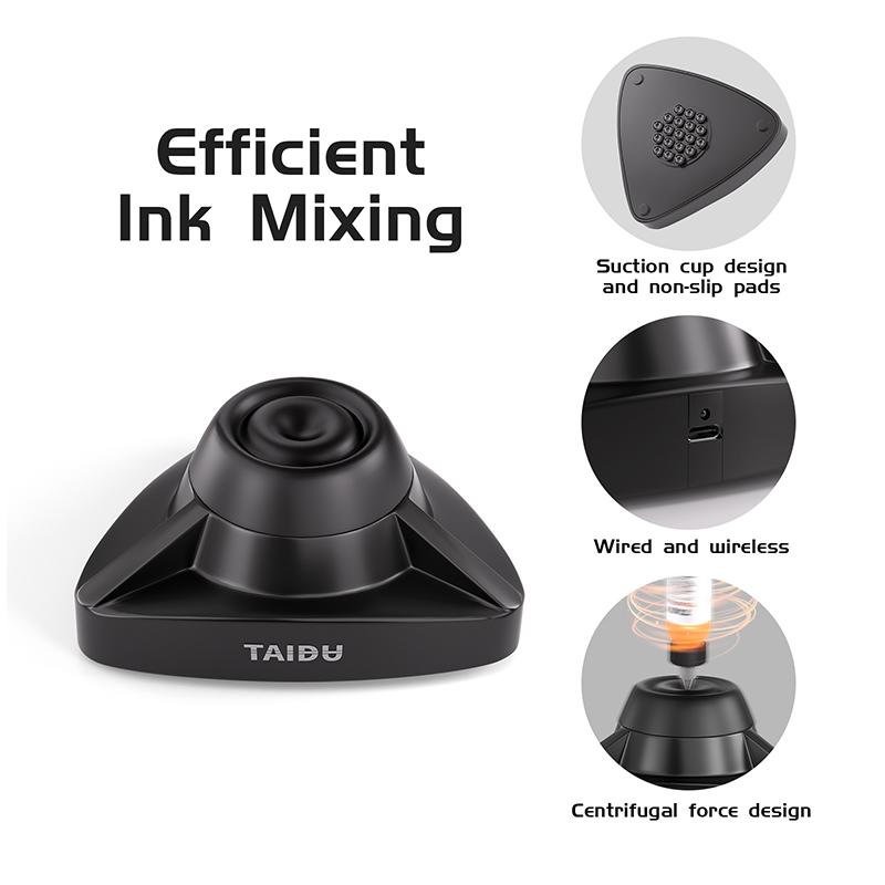 TAIDU Wireless Rechargeable Tattoo Color Mixer Shaker Suction Cup Design Color Shaker For Tattoo Artist Cosmetics