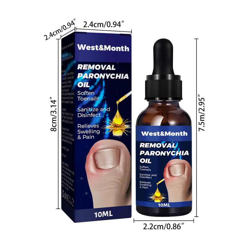 Toenailcare Removal Paronychia Oil,Toenail Treatment Best Nail Repair Solution, Anti Paronychia Relief Oil for Toenail Care.