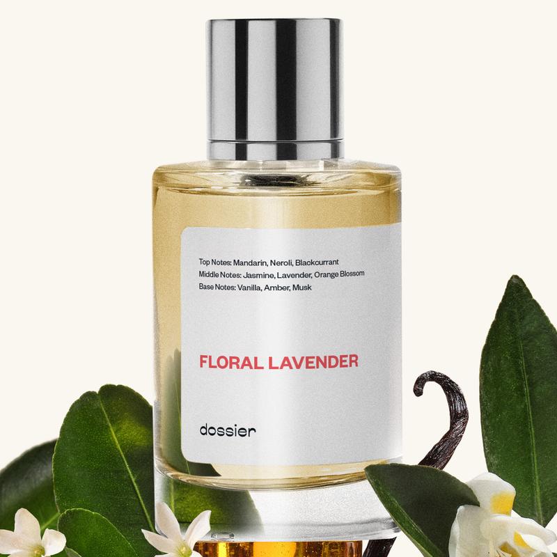 Floral Lavender, Dossier, Women, 50ml, Eau De Parfum, Mandarin, Neroli, Jasmine, Blackcurrant, Lavender, Vanilla, Amber, Musk