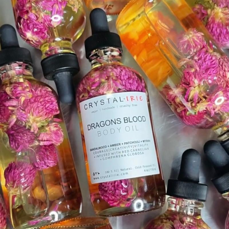 Dragons Blood Body Oil by Crystal Irie