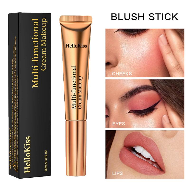 Contour Beauty Wand,Liquid Blush Wand,Face Contouring with Cushion Applicator,Nourishing Bronzer Stick Natural Finish,Blendable Cream Contour Stick,Cruelty-free,Light Contour+Nude Pink Blush Makeup Cosmetic