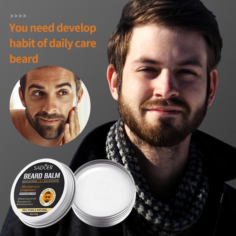 20g Beard Care Cream, 3 Counts set Nourishing Beard Balm for Daily Use, Hair Care Product for Men Gift