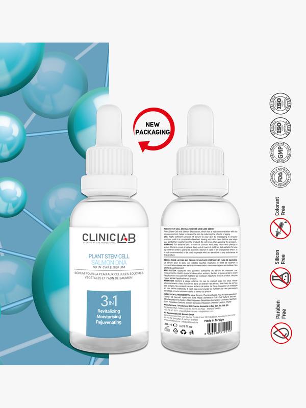 ClinicLab Plant Stem Cell and Salmon DNA Skin Care Serum for Radiant Comfort and Skin Repair Case Pack