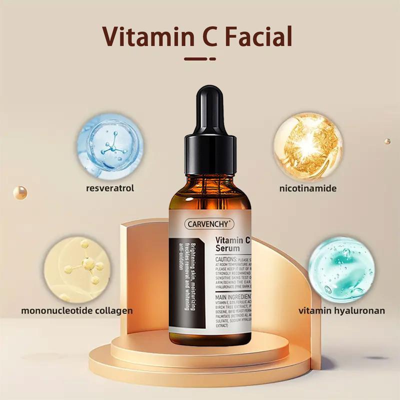 CARVENCHY -2 PACK Vitamin C Serum,Live Skincare Radiance-A Comfort Skin Repair