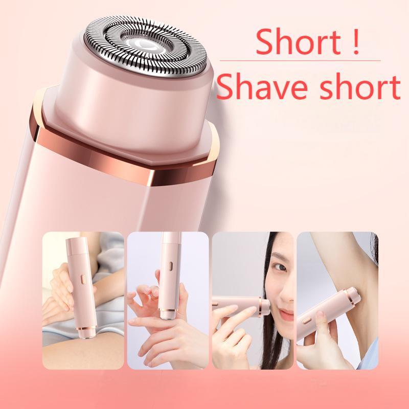 New Women Electric Shaver - Dry Wet Body Shaver Groomer, IPX7 Waterproof, 2-IN-1 Design, Body Hair Trimmer and Facial for the best Christmas Day New Year GiftsHair Remover for Bikini Body