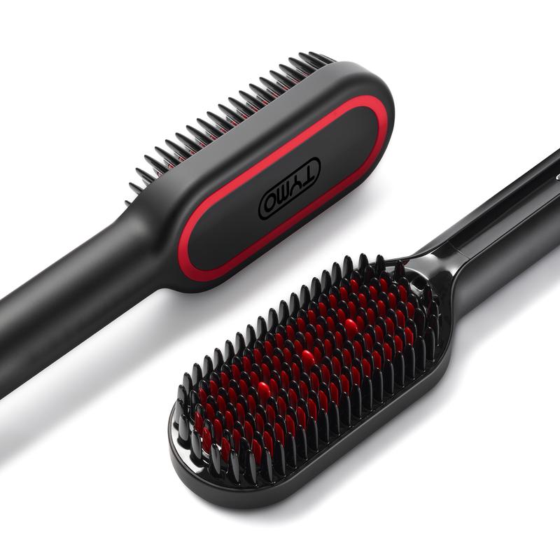 TYMO iONIC PLUS - Hair Straightener Brush with Smooth and Comfort Features hair straightening  hairwaver Smoothing Handle comfortable handle muk  straightener