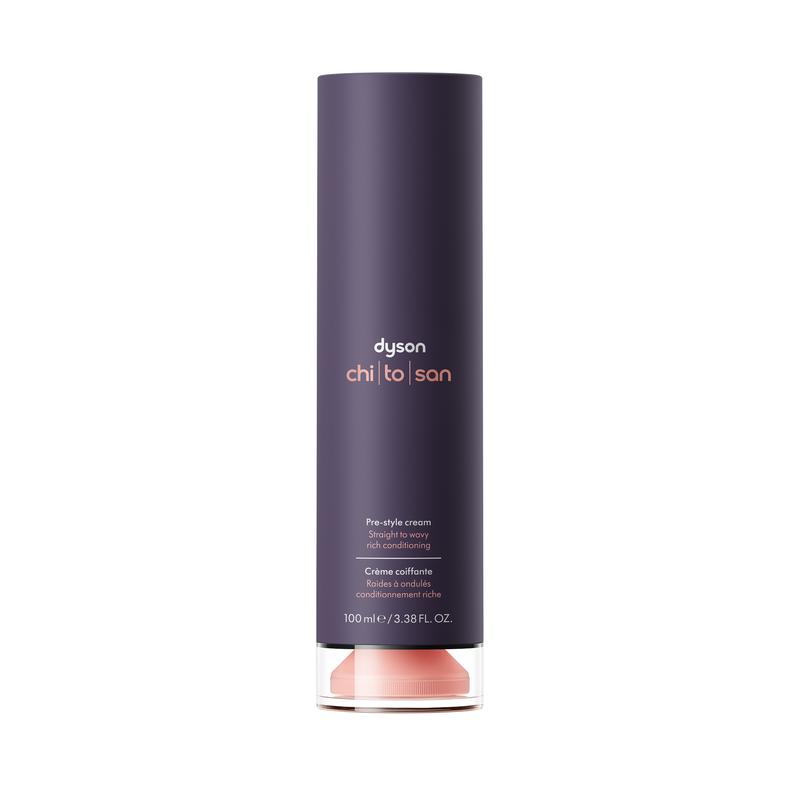 Dyson Chitosan™ Pre-style cream, Straight to Wavy, Rich Conditioning, 100ml