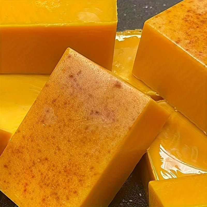 Turmeric Cleansing Soap Set, 3 Counts set Deep Cleansing & Moisturizing Turmeric Soap Bar with 1 Count Turmeric Essential Oil, Body Wash & Cleansers for Women & Men