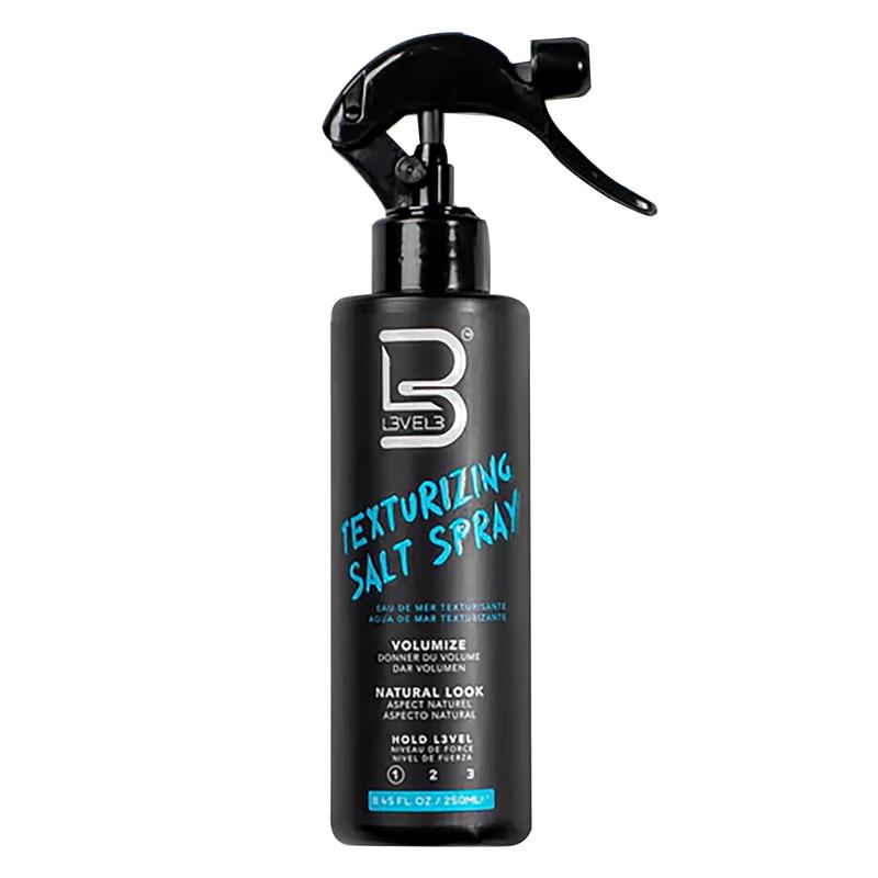 L3 Level 3 Sea Salt Texturizing Spray - Creates Beachy Waves and Texture - Casual Hair Finish